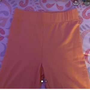 Coral Bike Shorts NWOT